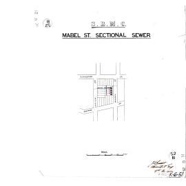 Mabel Street Sectional Sewer, Highgate Hill - 1902