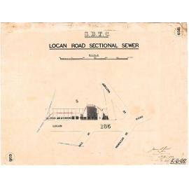 Logan Road sectional sewer, Woolloongabba - 1903
