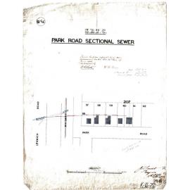 Park Road sectional sewer, Woolloongabba - 1903
