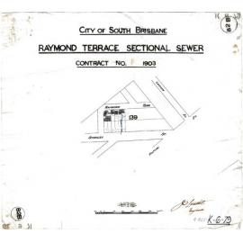 Raymond Terrace sectional sewer, South Brisbane - 1902
