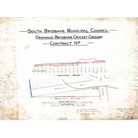 Drainage of Brisbane Cricket Ground [now The Gabba], Woolloongabba - 1895