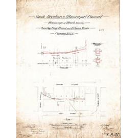 Drainage of block between Drainage Stanley, Grey, Ernest, and Tribune Street, South Brisbane - 1889