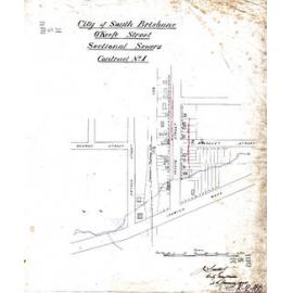O'Keefe Street sectional sewer, Woolloongabba - 1910