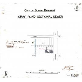 Gray Road sectional sewer, West End - 1904