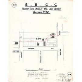 Toohey and Faversham Street sectional sewer, Woolloongabba - 1913