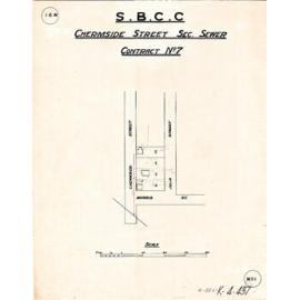 Morris, Chermside and Julia Street sectional sewer, Highgate Hill - 1915