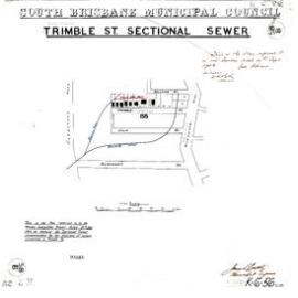 Chermside Street sectional sewer, Highgate Hill - 1903