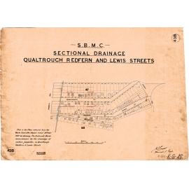 Qualtrough, Redfern, Lewis and Mossgrove Street drainage, Woolloongabba - 1902