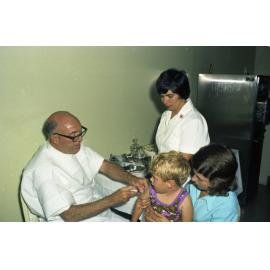 Immunisation at City Hall - 1974