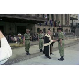 Grant of Freedom of the City to the 2nd/14th Light Horse Regiment in King George Square - 1974