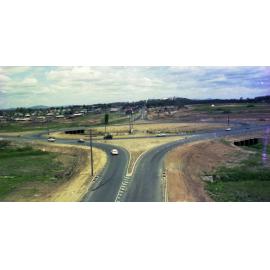 Roundabout on intersection of Webster and Hamilton Road, Chermside and Chermside West - 1974