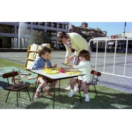 Under 5's Week activities in King George Square, Brisbane City - 1975