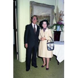 Newly elected Lord Mayor Frank Sleeman and Lady Mayoress Norma Sleeman - 1976