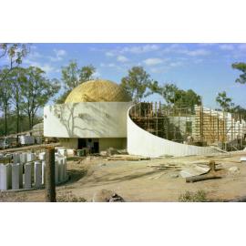 Construction of the Sir Thomas Brisbane Planetarium, Mt Coot-Tha - 1977