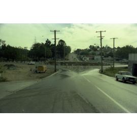 Toowong roundabout at junction of Milton Road, Frederick and Miskin Street - 1978