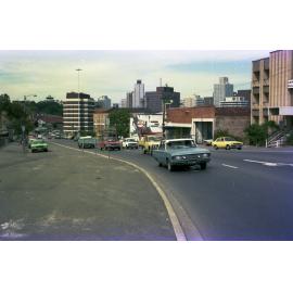 Roma Street, Petrie Terrace, looking east - 1979