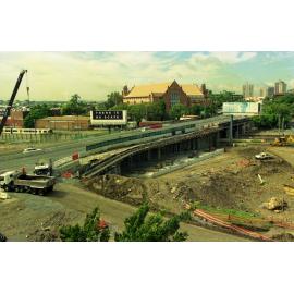 Inner City Bypass Construction Under Bowen Bridge Road - Bowen Hills - 2001