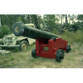 Carron Cannon's being restored at Mr. Temple's residence