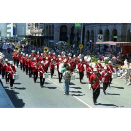 Warana Parade down Queen Street, Brisbane City - 1989 Warana Parade down Queen Street, Brisbane City - 1989