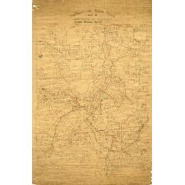 Brisbane Tramways Route Map 1907