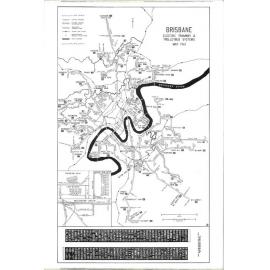 Brisbane Tramways Route Map 1961