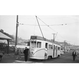 No. 554 Phoenix tram at Balmoral terminus - 1964