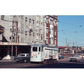 Tram No. 15 at Petrie Bight - 1968