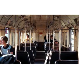 Interior of tram No. 479 - 1968