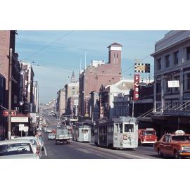 Trams No. 326 and No. 432 on Adelaide Street - 1968