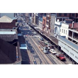 Tram No. 511 on Queen Street, Brisbane City - 1968