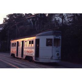Tram No. 494 at corner of Latrobe Terrace and Reading Street, Paddington - 1968