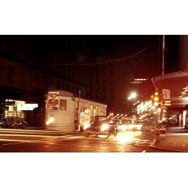 Tram No. 435 in Adelaide Street, Brisbane City - 1968