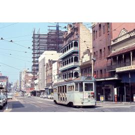 Tram No. 374 on Adelaide Street near George Street - 1968