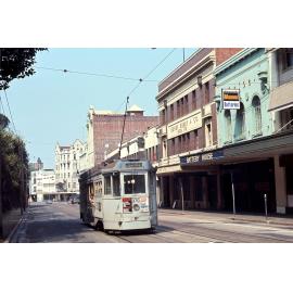 Tram No. 370 on Adelaide Street near Wharf Street - 1968