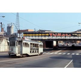 Tram No. 313 on Countess Street, Petrie Terrace - 1968
