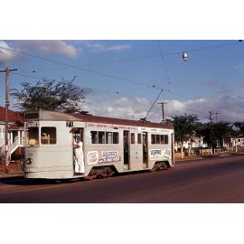 Tram No. 510 on Ipswich Road, Annerley - 1969