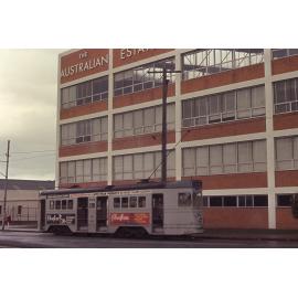 Tram No. 452 on Macquarie Street, Teneriffe - 1969