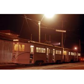 Tram No. 549 on Amy Street, Albion - 1969