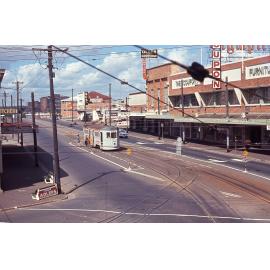 Tram No. 480 at stop on Ipswich Road, Woolloongabba - 1969