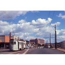 Tram No. 450 on Stanley Street, Woolloongabba - 1969