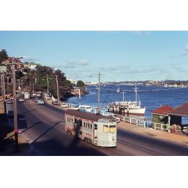 Tram No. 420 on Kingsford Smith Drive, Hamilton - 1969