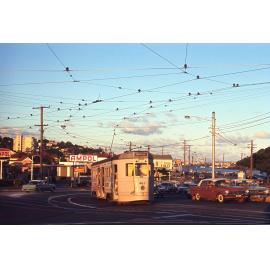 Tram No. 463 on Kingsford Smith Drive, Hamilton - 1969