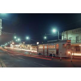 Tram No. 496 at terminus on Logan Road, Mt Gravatt - 1969