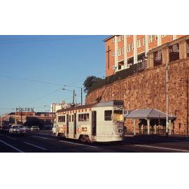 Tram No. 509 on Ann Street near Kemp Place, Fortitude Valley - 1969