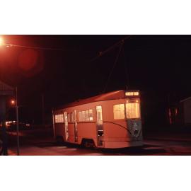 Tram No. 549 at Balmoral terminus, Riding Road -1969