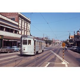 Tram No. 412 on Melbourne Street, South Brisbane - 1969