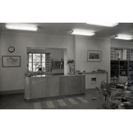 Interior of South Brisbane Library - 1952