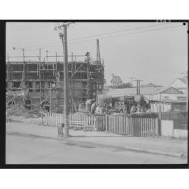 Caswell Street Pumping Station under construction, East Brisbane - 1953