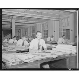 Council staff - Drafting Office City Hall - 1950