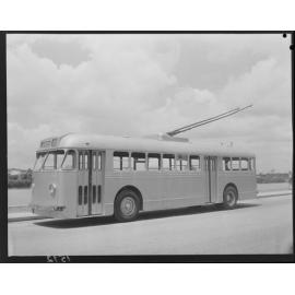 New trolley bus without number - 1951